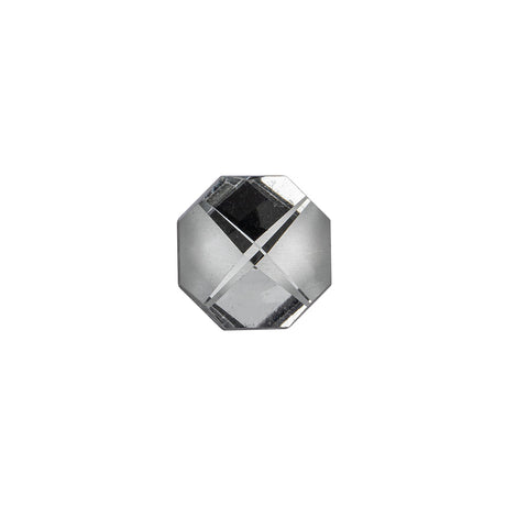 Vintage Swarovski Crystal and Silver Shank Back Button - 20L/12.5mm