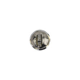 Vintage Swarovski Crystal AB and Silver Shank Back Button - 16L/10mm