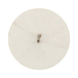 Vintage Lucent White Chop Beaded Dome Shaped Shank Back Button - 52L/33mm