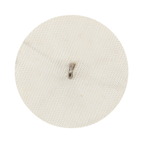 Vintage Lucent White Chop Beaded Dome Shaped Shank Back Button - 52L/33mm