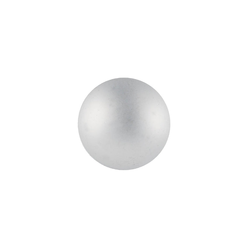 Vintage Swarovski Crystal Frosted Aluminum Foiled Dome-Shaped Shank Back Button - 22L/14mm