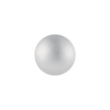 Vintage Swarovski Crystal Frosted Aluminum Foiled Dome-Shaped Shank Back Button - 22L/14mm