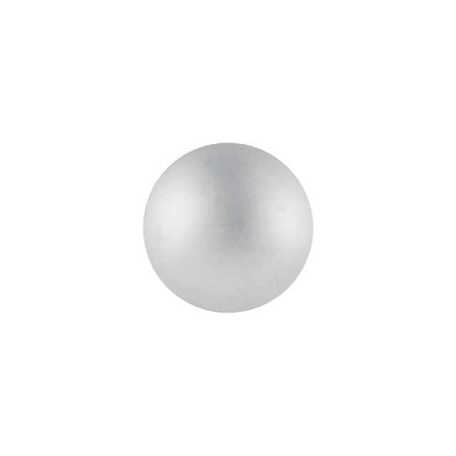 Vintage Swarovski Crystal Frosted Aluminum Foiled Dome-Shaped Shank Back Button - 22L/14mm