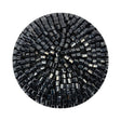 Vintage Gunmetal Chop Beaded Dome Shaped Shank Back Button - 52L/33mm