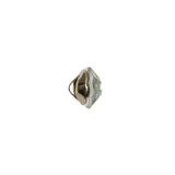 Vintage Transparent Faceted Rhinestone Button - 16L/10mm