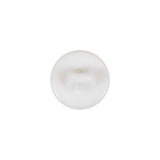 Vintage White and Red Apple Painted Shank Back Glass Button - 22L/14mm