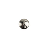Vintage Swarovski Crystal Rhinestone and Silver Edged Self Back Button - 14L/9mm