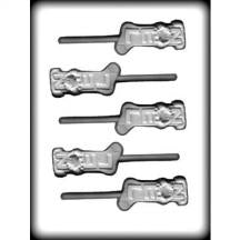 Noel Stocking Sucker Hard Candy Mold