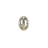 Vintage Crystal Faceted Oval Sew-on Imitation Stone - 16mm x 11mm