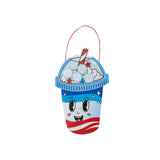 5 1/4" x 8" Patriotic Slushy Character Shaker Sign Craft Kit Makes 12