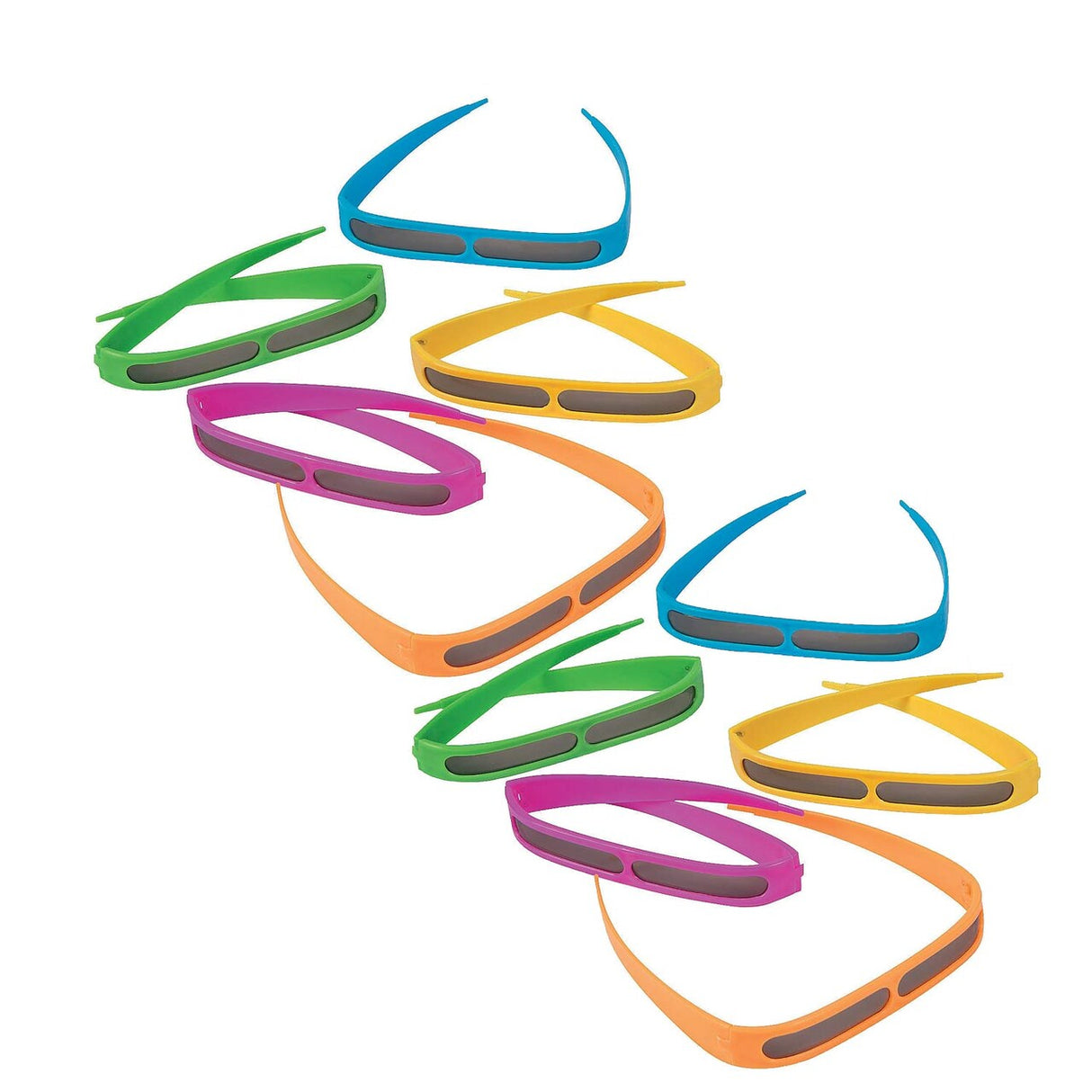 Streamlined Hairband Sunglasses Set – Pack of 12