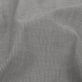 Gray and Tofu Hairline Stripe Stretch Cotton Shirting