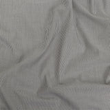 Gray and Tofu Hairline Stripe Stretch Cotton Shirting