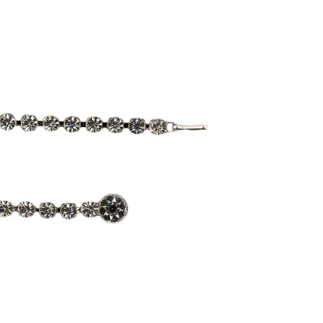 Vintage Crystal Rhinestones Chain Belt - 40.5"