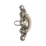 Vintage Crystal Rhinestones and Pearl Finished Open Framework Button - 55L/35mm