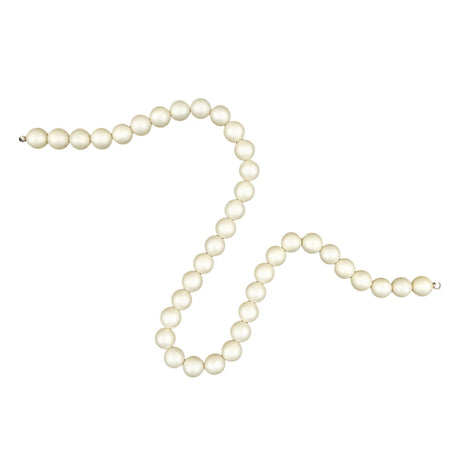 Vintage 10mm Matte Pearl Beaded Strand - 15"