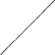 Vintage Black and AB Crystal Single Row Rhinestone Trim - 0.125"