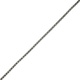 Vintage Black and AB Crystal Single Row Rhinestone Trim - 0.125"