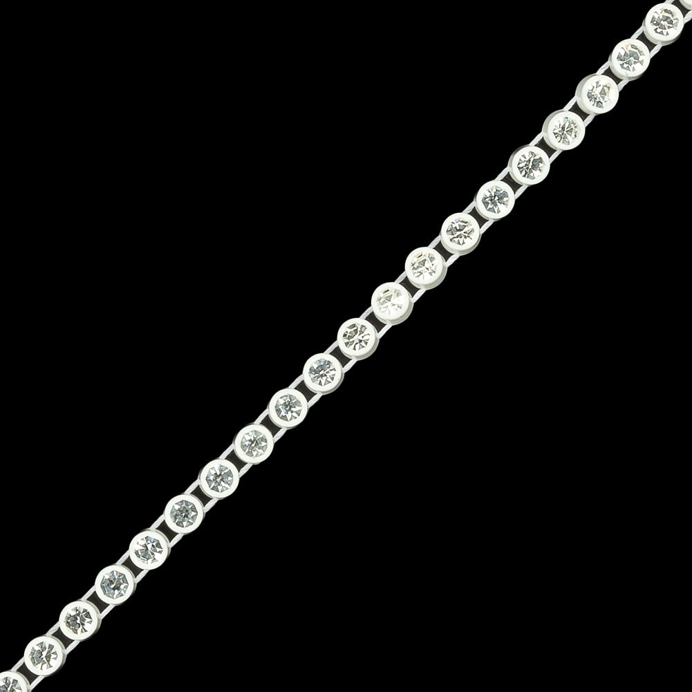 Vintage Crystal and White Rhinestone Trimming - 3mm