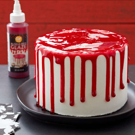 Wilton Red Fake Blood Glaze for Cakes and Cupcakes, 4 oz.
