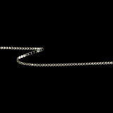 Vintage Swarovski One Row Crystal and Silver Rhinestone Trimming - 0.1875"