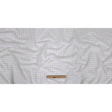 White, Adrenaline Rush and Nebulas Blue Gridded Checks Cotton Shirting