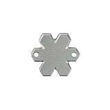 Vintage Swarovski Crystal Snowflake Sew-On Rhinestone - 20mm
