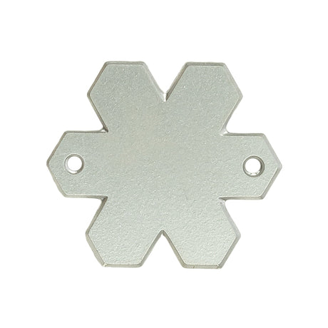 Vintage Vitrail Light Snowflake Sew-On Rhinestone - 30mm