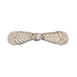 Vintage Ivory Pineapple Frog Closure - 0.625" x 2.5"