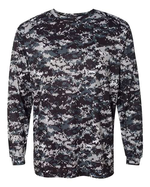 Badger Men's Digital Camo Long Sleeve T-Shirt