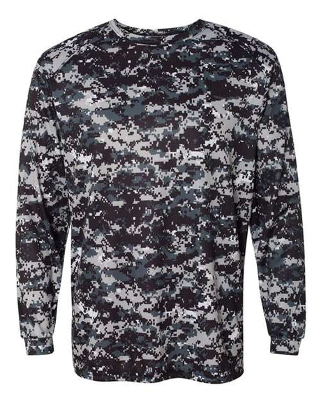 Badger Men's Digital Camo Long Sleeve T-Shirt