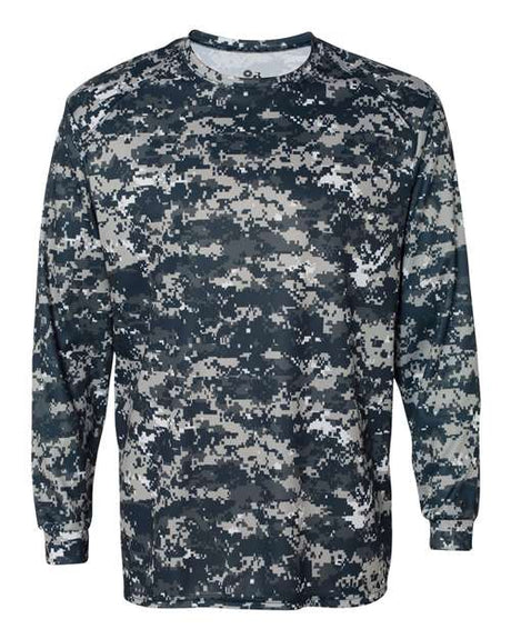Badger Men's Digital Camo Long Sleeve T-Shirt