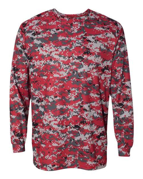 Badger Men's Digital Camo Long Sleeve T-Shirt