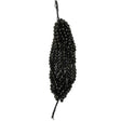 Vintage Jet Faceted Beaded Strands Bundle - 12mm
