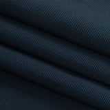 Navy Sleek Polyester Twill