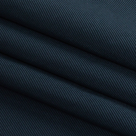 Navy Sleek Polyester Twill