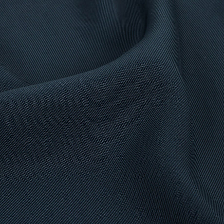 Navy Sleek Polyester Twill