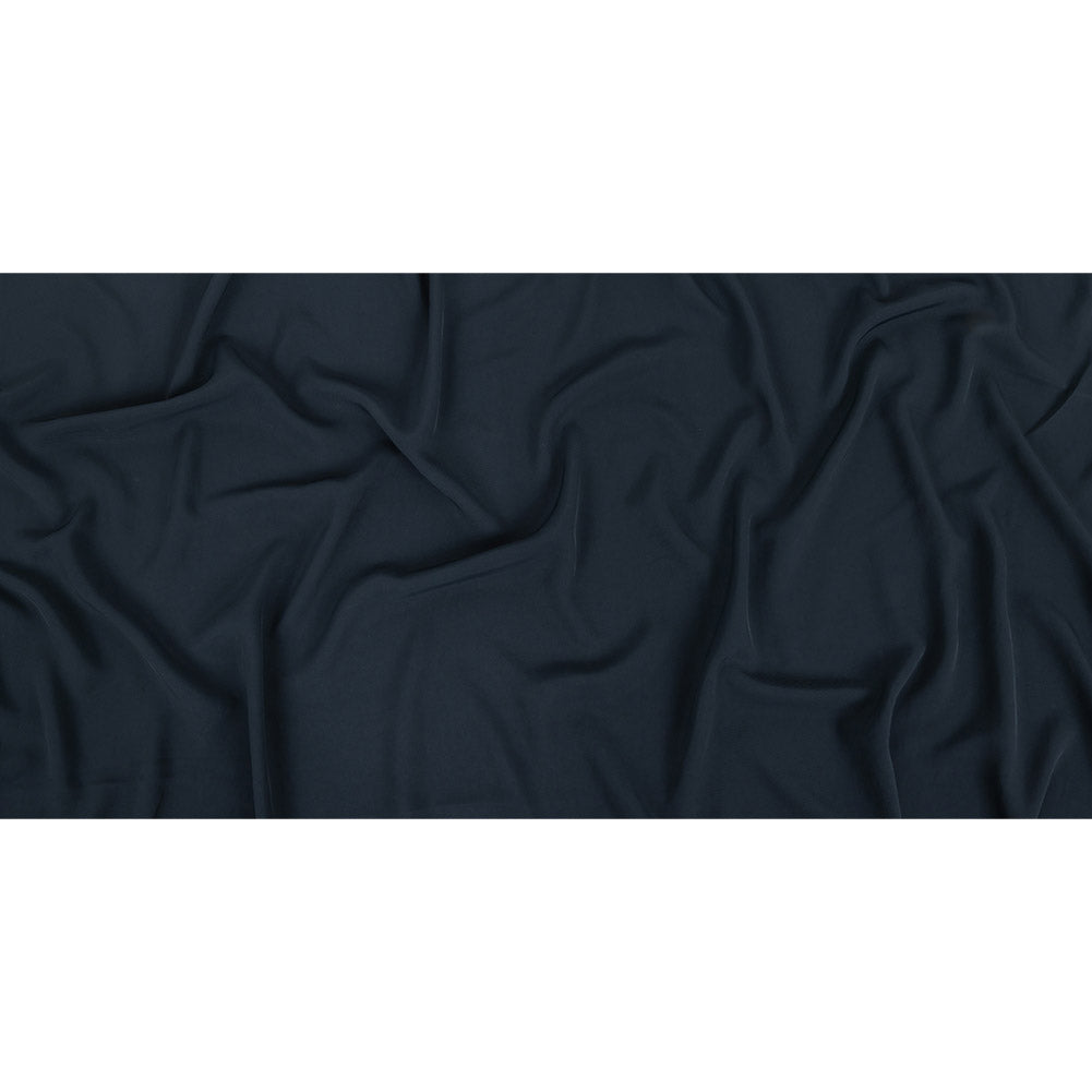 Navy Sleek Polyester Twill