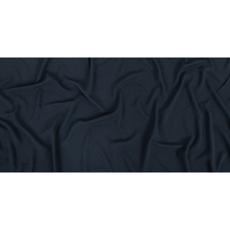 Navy Sleek Polyester Twill