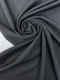 Wool Twill Suit Fabric Melange Gray