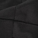 Theory Black Large Squares Quilted Coating