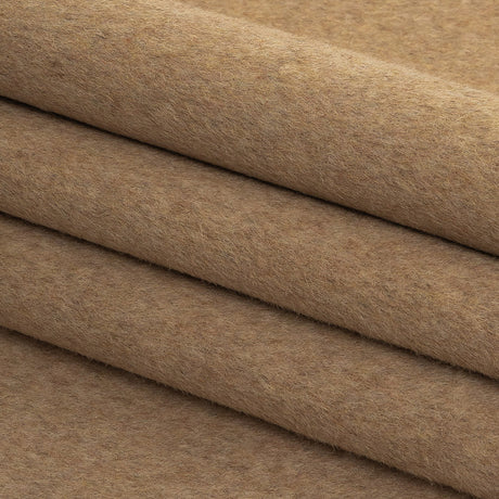 Gilded Beige Wool and Cashmere Double Cloth