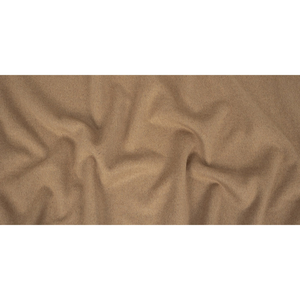 Gilded Beige Wool and Cashmere Double Cloth