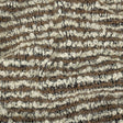 Italian Beige, Ivory and Black Striped Knit Wool Boucle