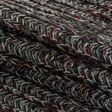 Italian Charcoal, Red and White Chunky Wool Knit