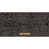 Italian Charcoal, Red and White Chunky Wool Knit