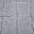 Italian Optic White Squares Stretch Crochet Lace