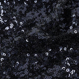 Neon Navy Clustered Baby Sequins on Stretch Mesh