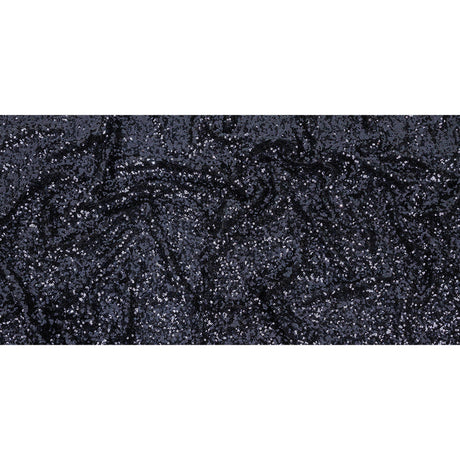 Neon Navy Clustered Baby Sequins on Stretch Mesh