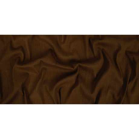 New Tobacco Crinkled Cotton Voile
